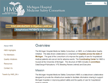 Tablet Screenshot of mi-hms.org